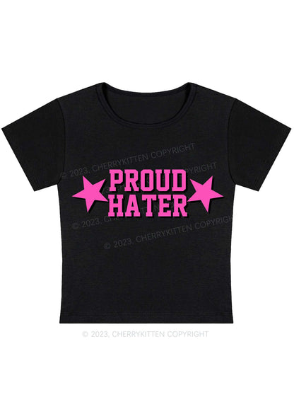 Proud Hater Y2K Baby Tee Cherrykitten