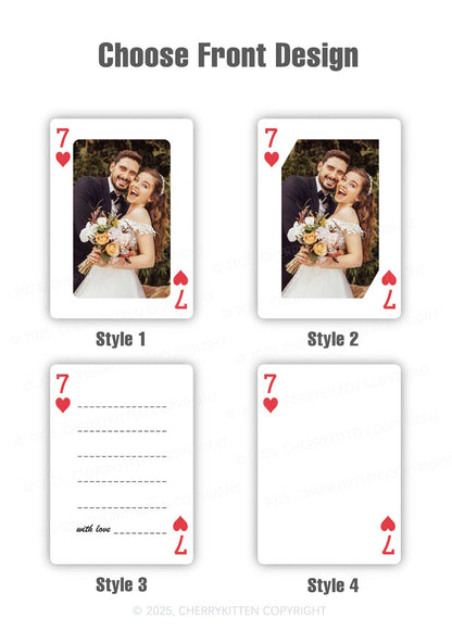 Custom Photo Y2K Playing Cards Cherrykitten