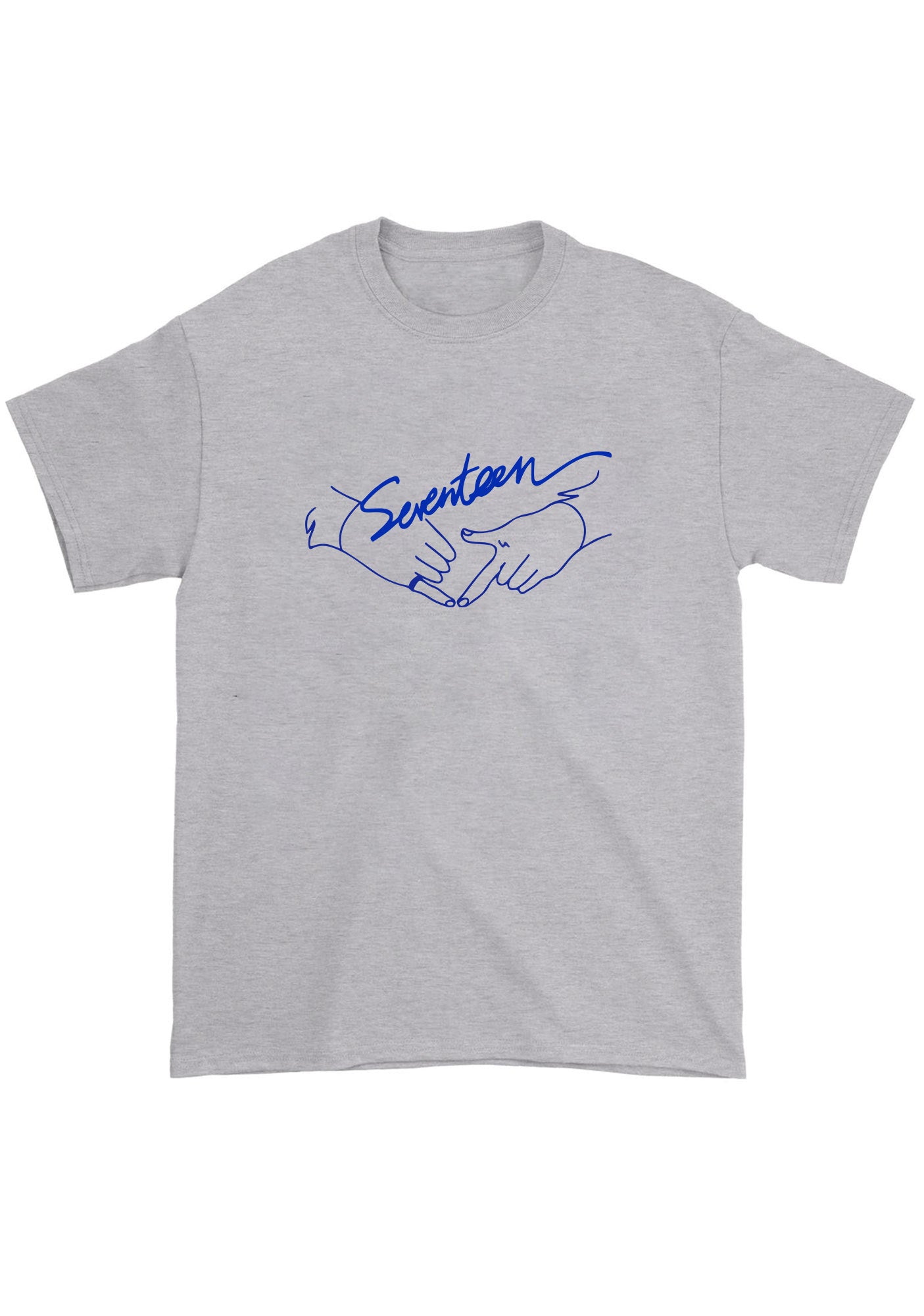 Hand Gesture Svt Kpop Chunky Shirt