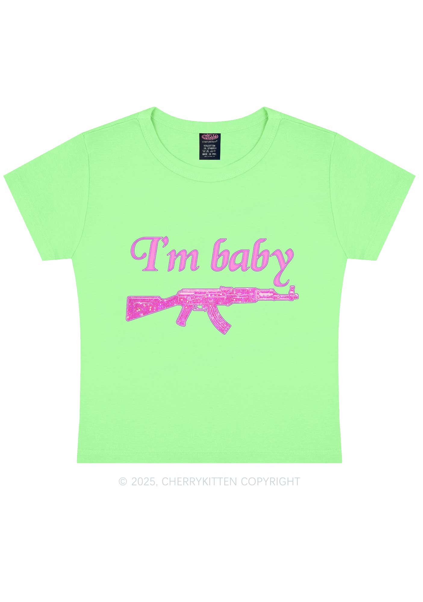 I Am Baby Y2K Baby Tee Cherrykitten