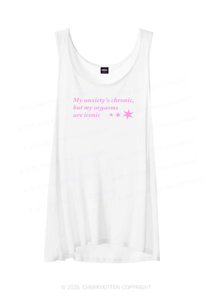 Anxiety Chronic Y2K Sheer Boyfriend Tank Cherrykitten