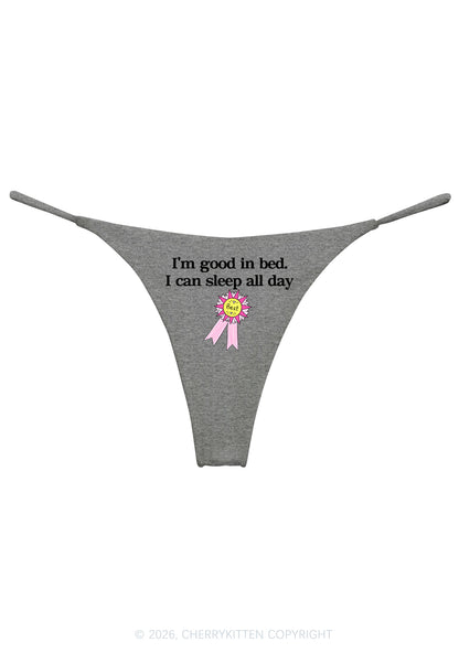 Im Good In Bed Y2K Bikini String Thong Cherrykitten