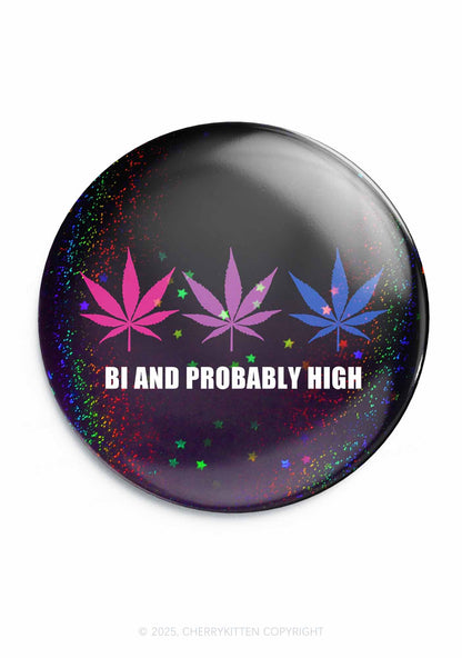 Bi and High Pride 1Pc Y2K Pin Badge Cherrykitten