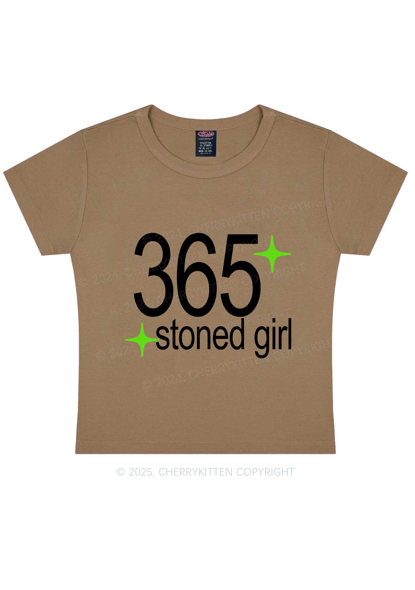 Stoned Girl Y2K Baby Tee Cherrykitten