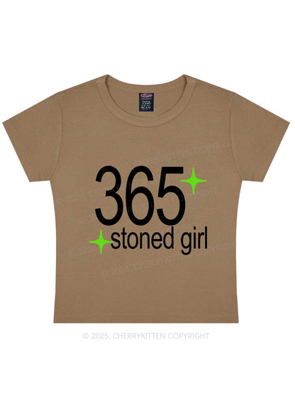 Stoned Girl Y2K Baby Tee Cherrykitten
