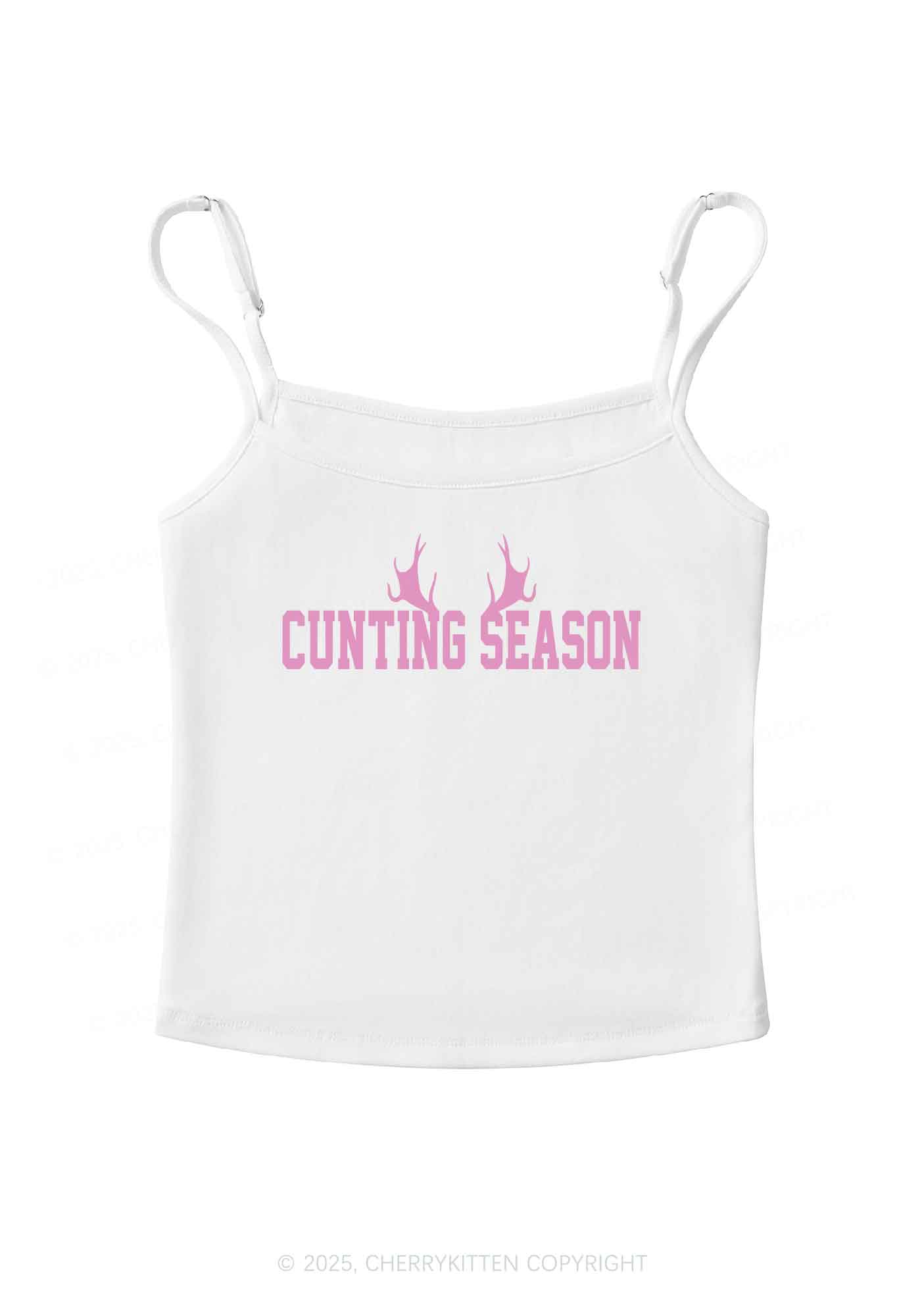 Cunting Season Y2K Spaghetti Strap Cami Cherrykitten