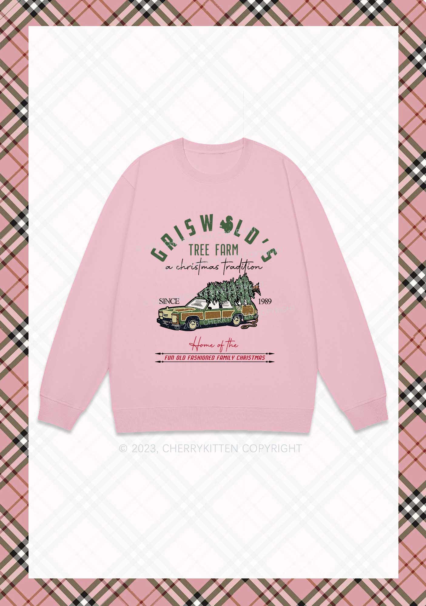 Christmas Tradition Since 1989 Y2K Sweatshirt Cherrykitten