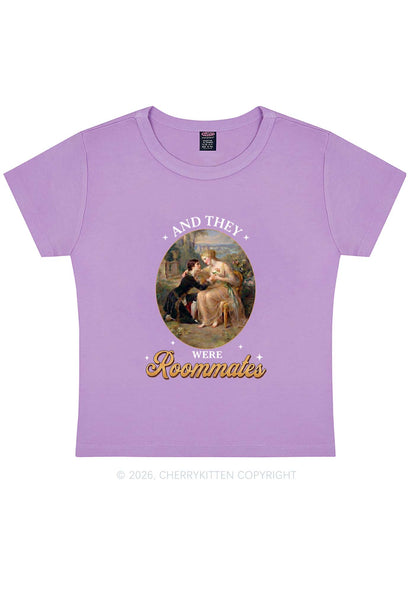 They Were Roommates Pride Y2K Baby Tee Cherrykitten