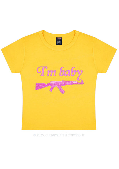 I Am Baby Y2K Baby Tee Cherrykitten