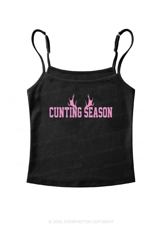 Cunting Season Y2K Spaghetti Strap Cami Cherrykitten