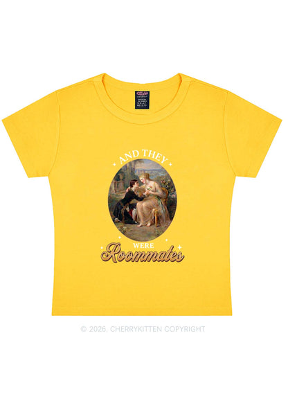 They Were Roommates Pride Y2K Baby Tee Cherrykitten