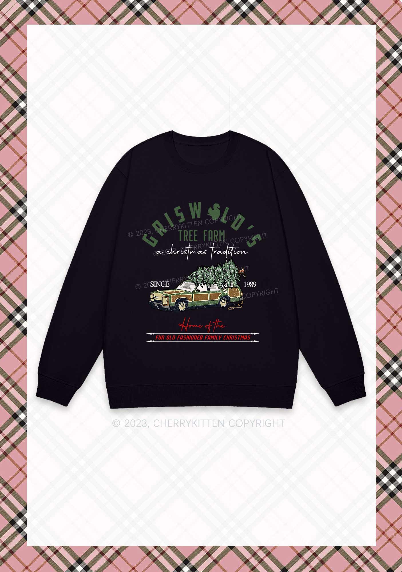 Christmas Tradition Since 1989 Y2K Sweatshirt Cherrykitten