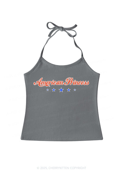 American Princess Y2K Halter Neck Cami Cherrykitten