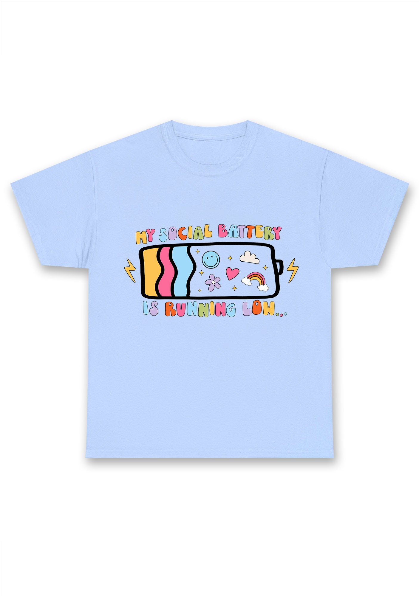 My Social Battery Is Running Low Chunky Shirt
