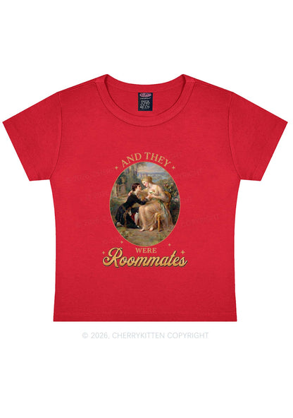 They Were Roommates Pride Y2K Baby Tee Cherrykitten