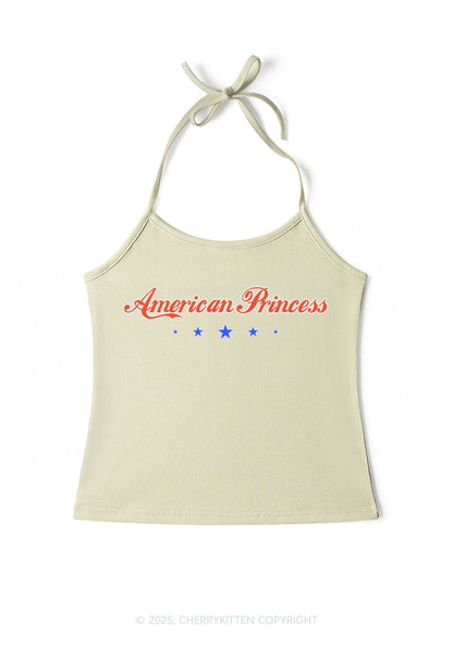 American Princess Y2K Halter Neck Cami Cherrykitten