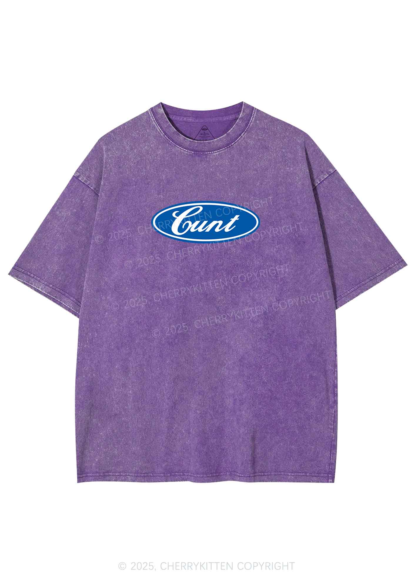 Oval Cxxt Y2K Shirts Washed Tee Cherrykitten