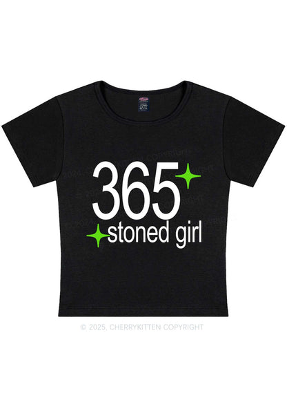 Stoned Girl Y2K Baby Tee Cherrykitten