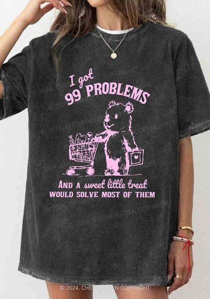 Ninety-nine Poblems Y2K Washed Tee Cherrykitten