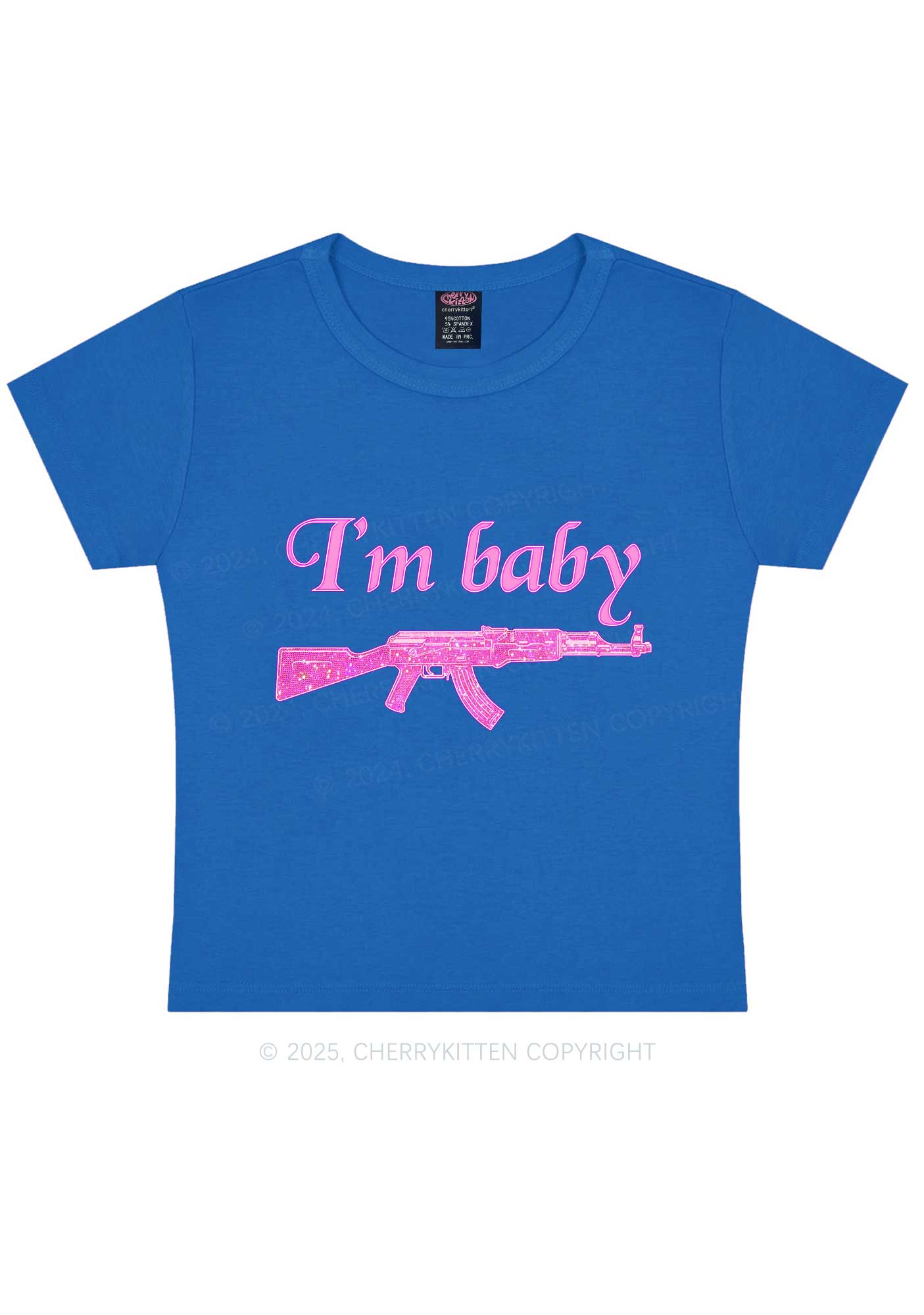 I Am Baby Y2K Baby Tee Cherrykitten
