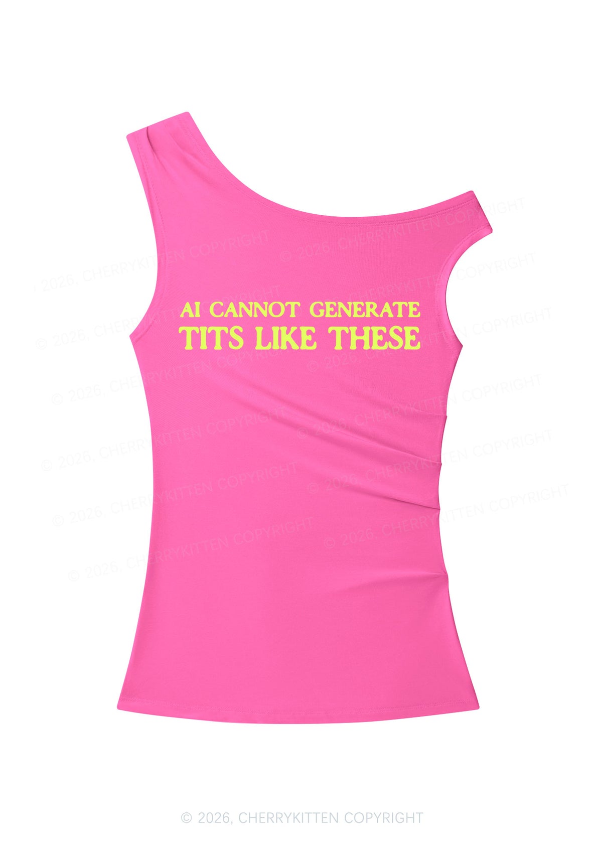 Ai Cannot Generate Txts Y2K Off Shoulder Tank Top Cherrykitten