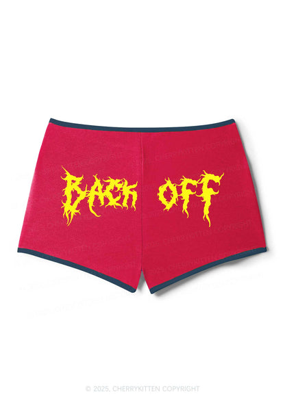 Back Off Y2K Booty Shorts Cherrykitten