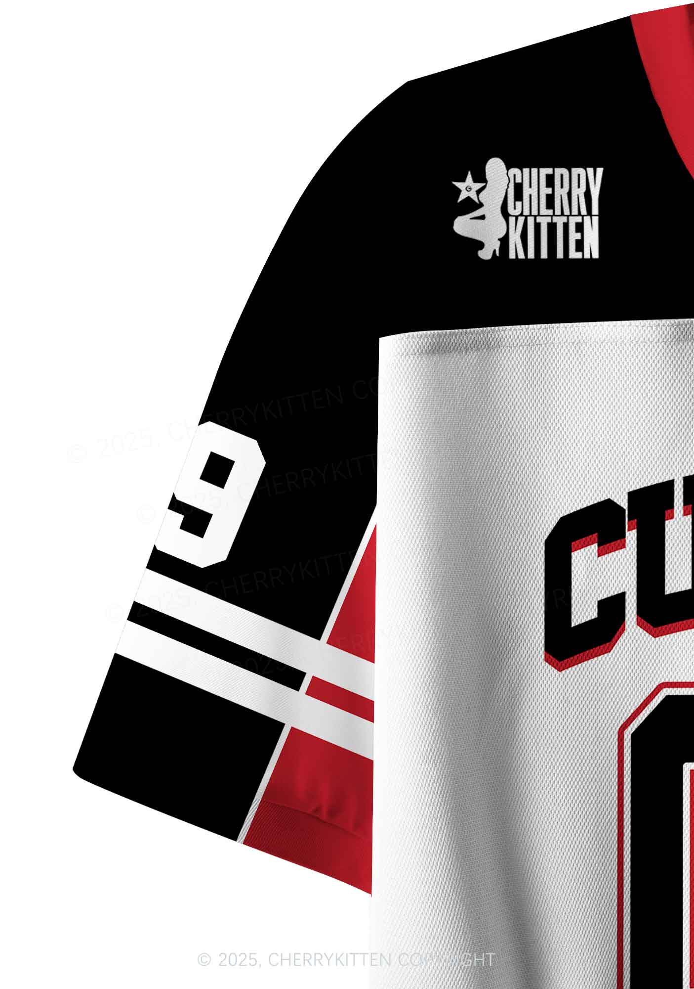 Custom Cuntry Y2K Crop Sport Jersey Shirts Cherrykitten