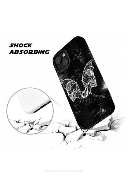 Halloween Bat Skeleton Wings Y2K Phone Case Cherrykitten