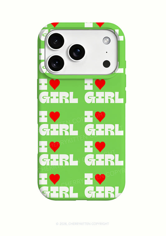 I Love Girls Pride Y2K Phone Case Cherrykitten