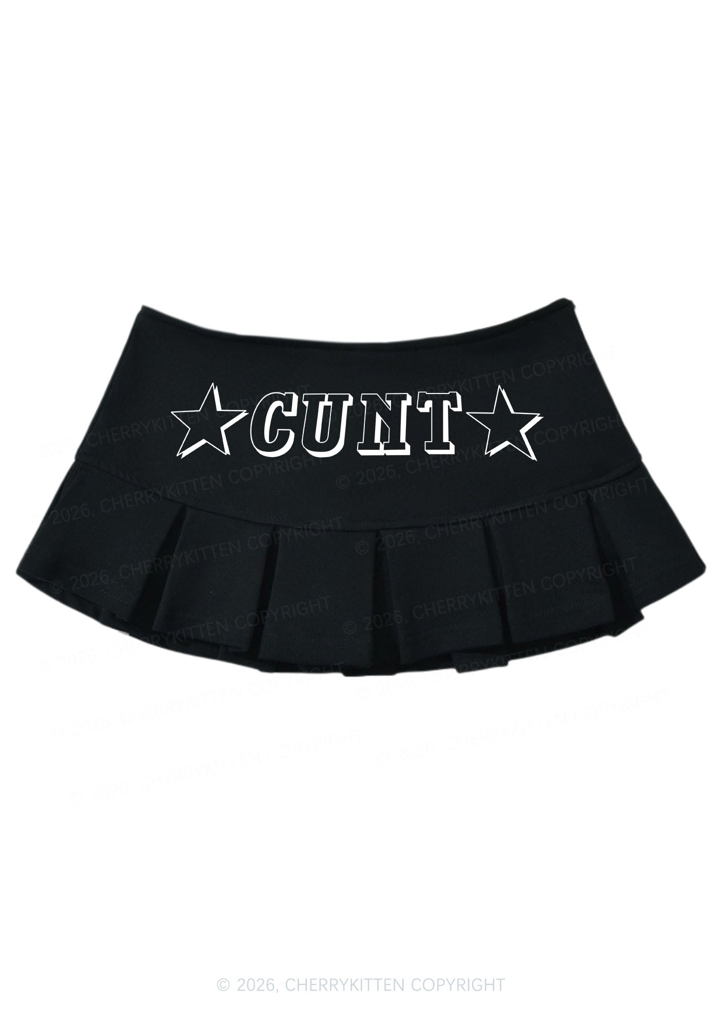 Star Count Y2K Mini Pleated Skirts Cherrykitten