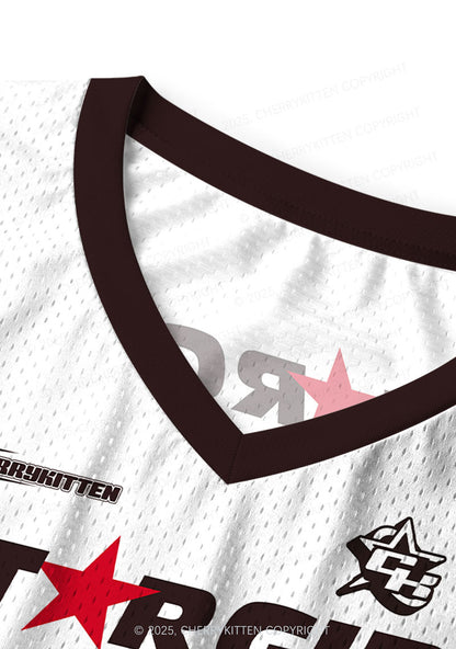 Custom Five Stars Girl Y2K Sport Jersey Tank Cherrykitten
