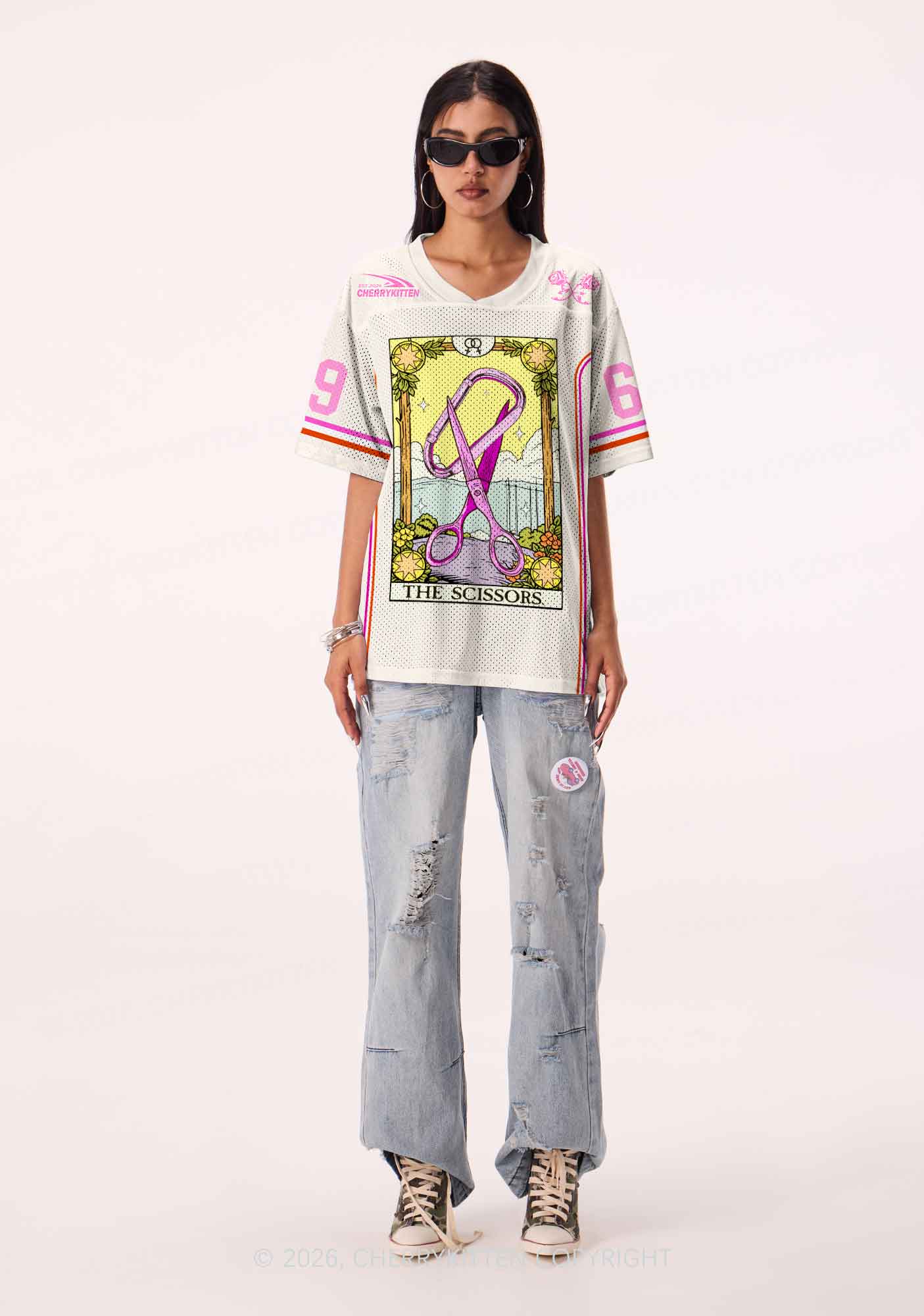 Scissors And Carabiner Pride Y2K Sport Jersey Shirts Cherrykitten