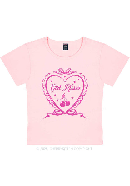 Girl Kisser Y2K Baby Tee Cherrykitten