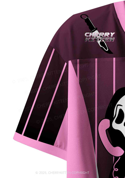 Custom Halloween No You Hang Up Y2K Crop Sport Jersey Shirts Cherrykitten