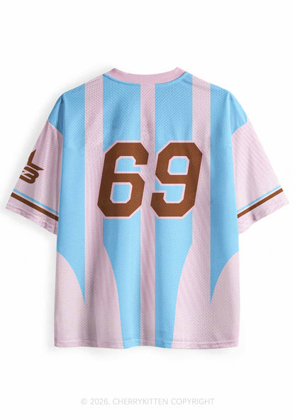 Light Pink Gods Favorite Fag Pride Y2K Sport Jersey Shirts Cherrykitten