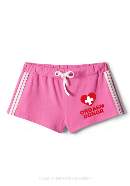 Orgxsm Donor Y2K Drawstring Mini Shorts Cherrykitten
