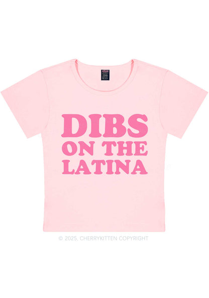 Dibs On The Latina Y2K Baby Tee Cherrykitten