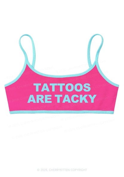 Tattoos Are Tacky Y2K Super Crop Cami Cherrykitten