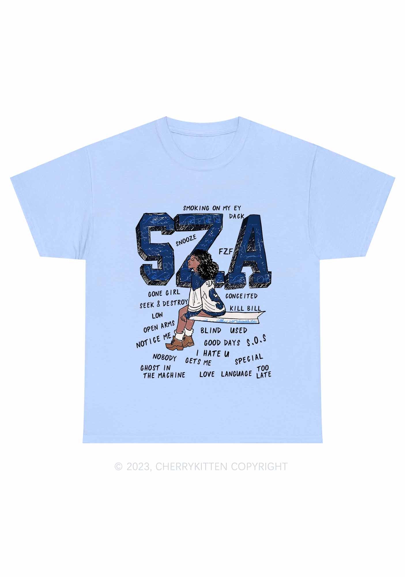 SZA Vintage Y2K Chunky Shirt Cherrykitten