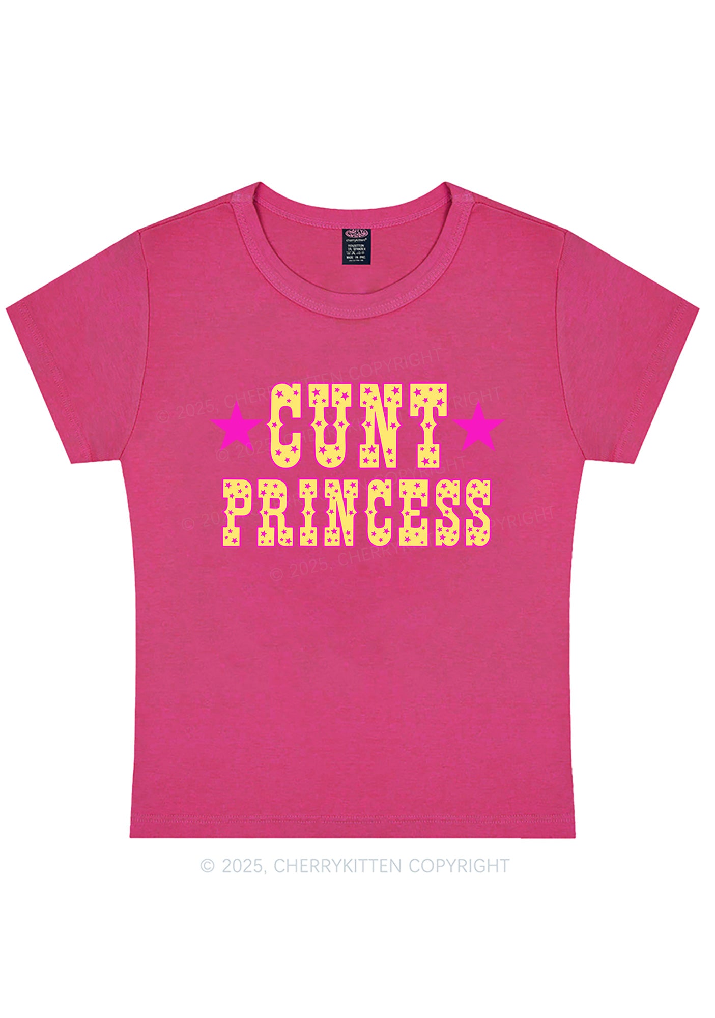 Cxxt Princess Y2K Baby Tee Cherrykitten