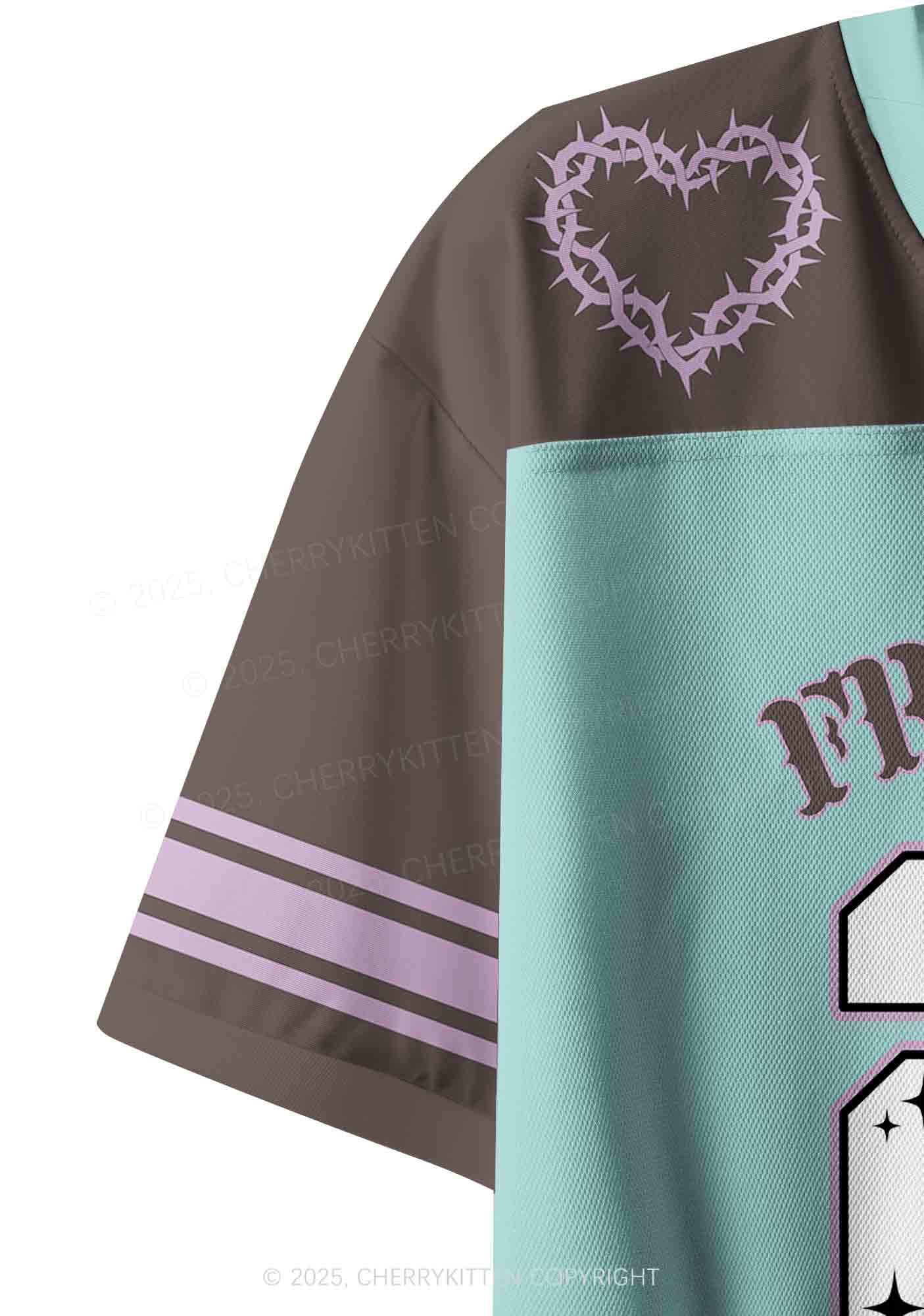 Custom From Hell With Love Y2K Crop Sport Jersey Shirts Cherrykitten