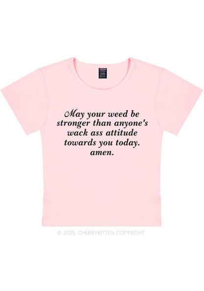 Stronger Than Wack Attitude Y2K Baby Tee Cherrykitten