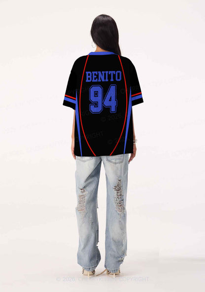 Black Football Bunny Y2K Sport Jersey Shirts Cherrykitten