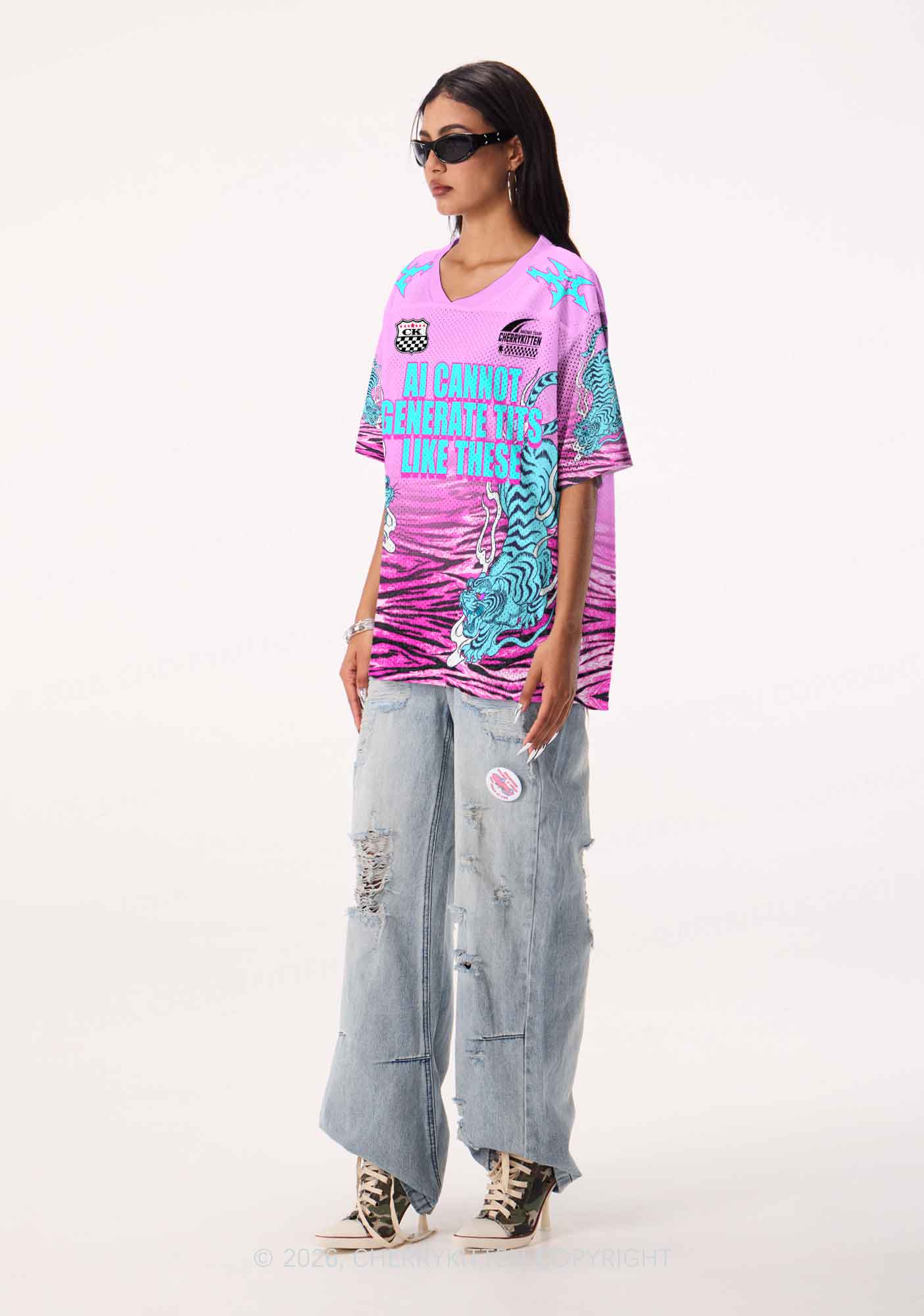Ai Cannot Generate Txts Y2K Sport Jersey Shirts Cherrykitten