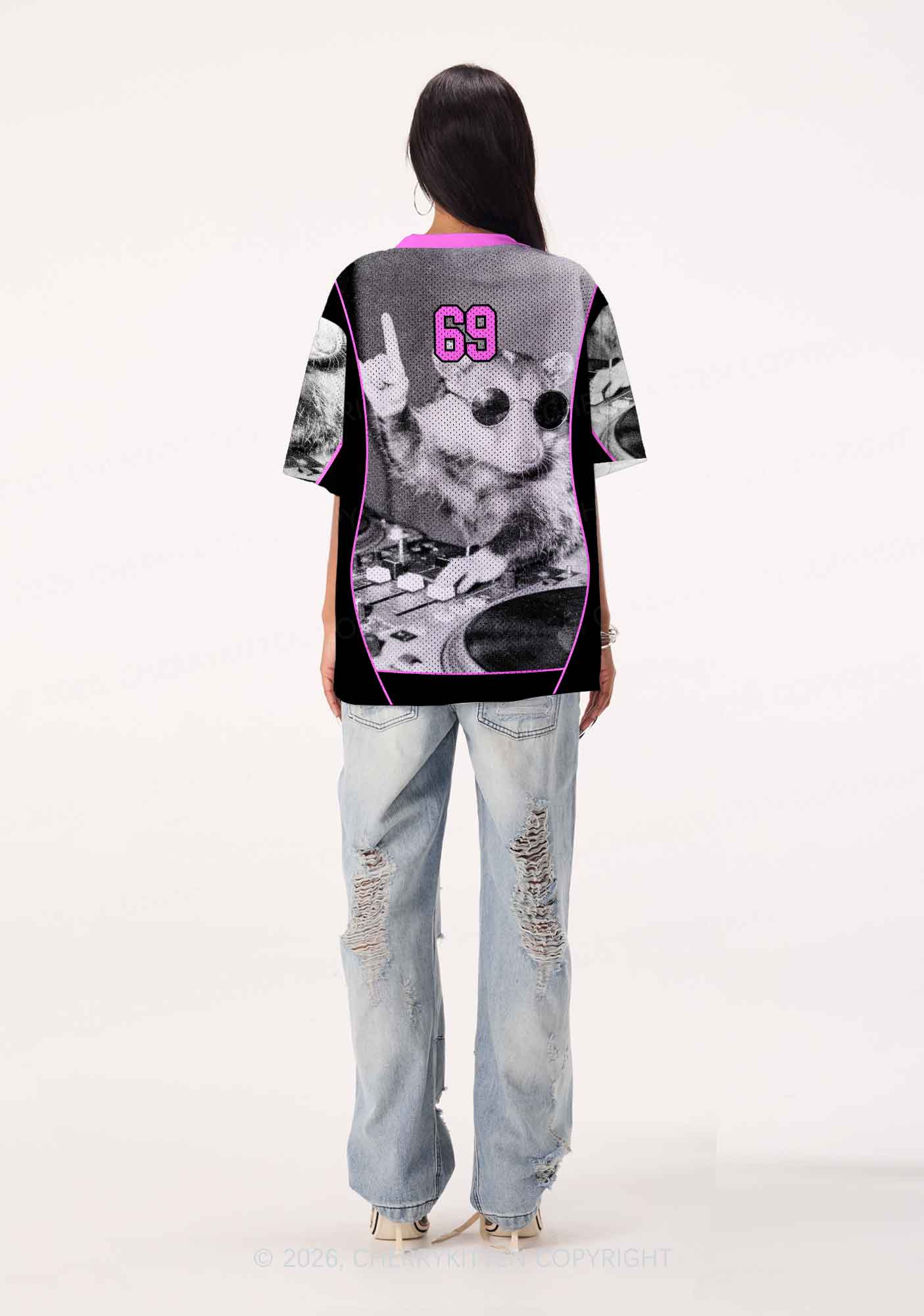 DJ Possum Y2K Sport Jersey Shirts Cherrykitten