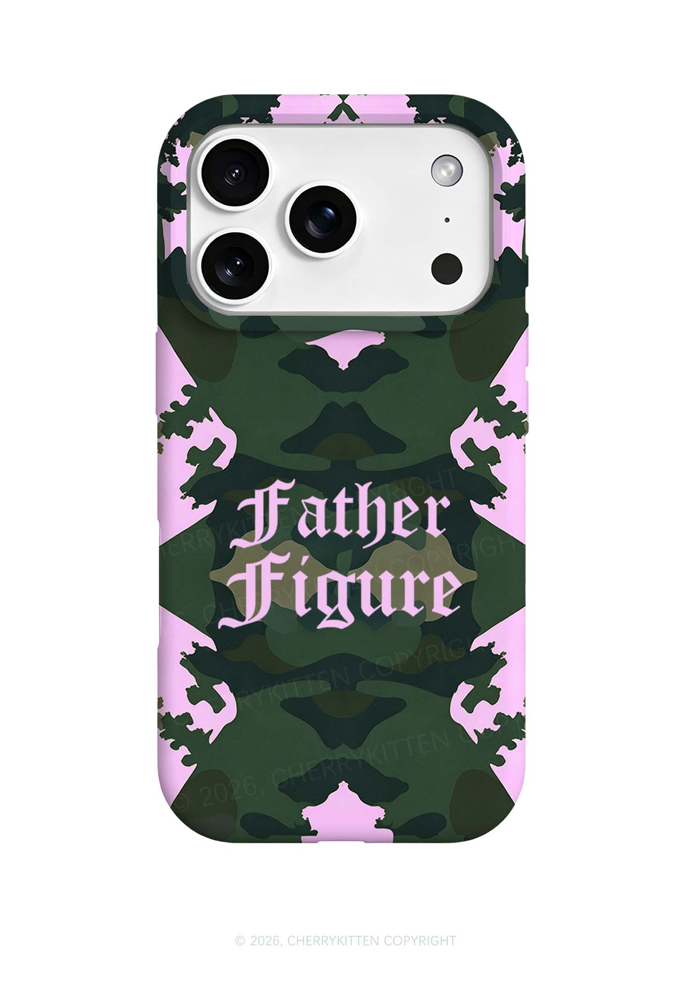 Father Figure Camouflage Y2K Phone Case Cherrykitten