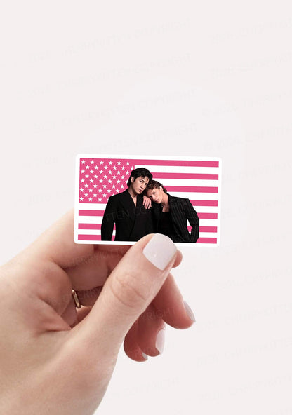 Black Suit HR 1pc Y2K Sticker Cherrykitten