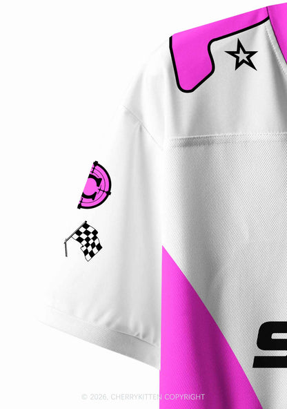 Smoke Blunt Serve Cxxt Y2K Crop Sport Jersey Shirts Cherrykitten