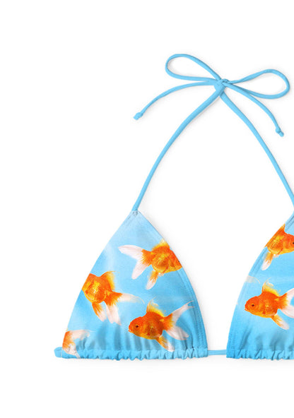 Goldfish Y2K Print Bikini Set Cherrykitten