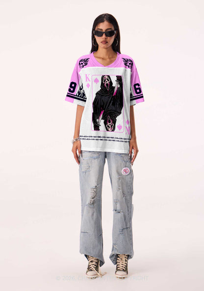Halloween Knife Ghost Y2K Sport Jersey Shirts Cherrykitten